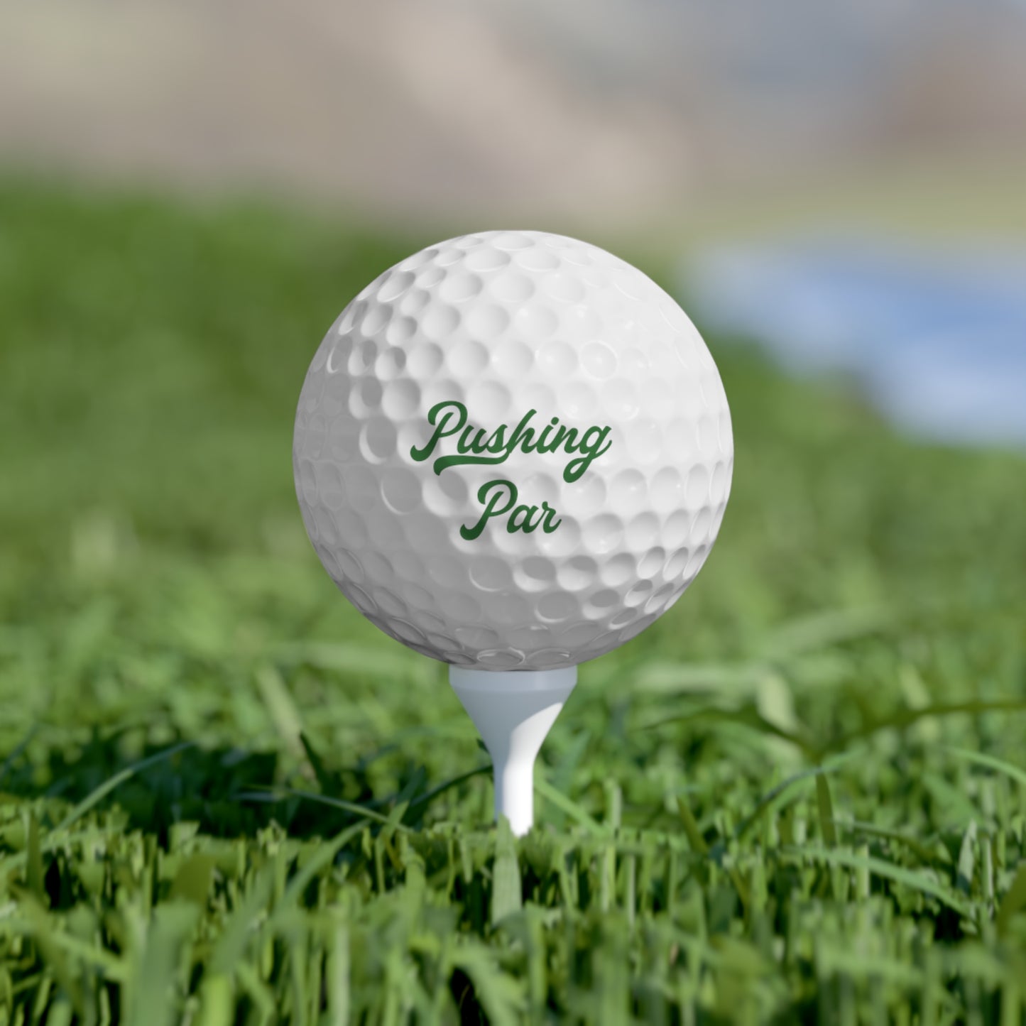 Pushing Par Golf Balls