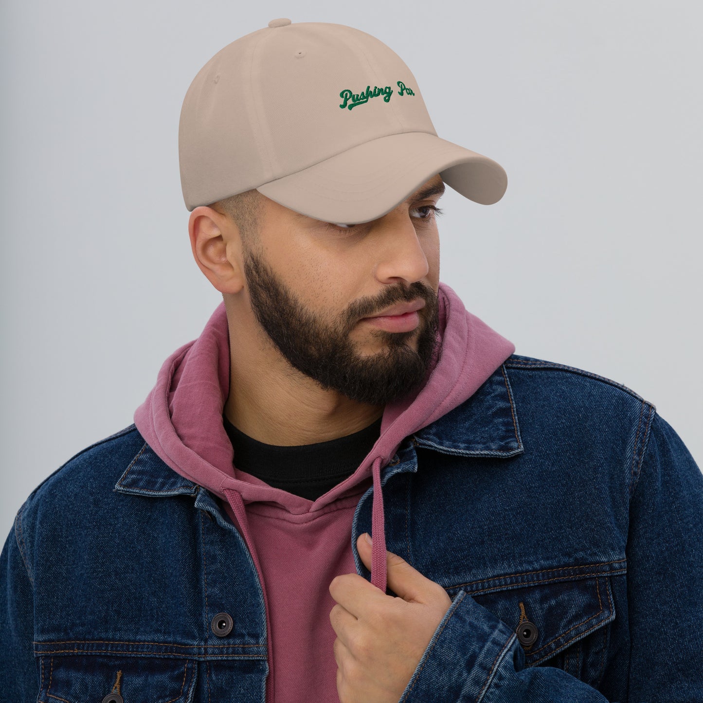 Pushing Par Dad Hat Stone