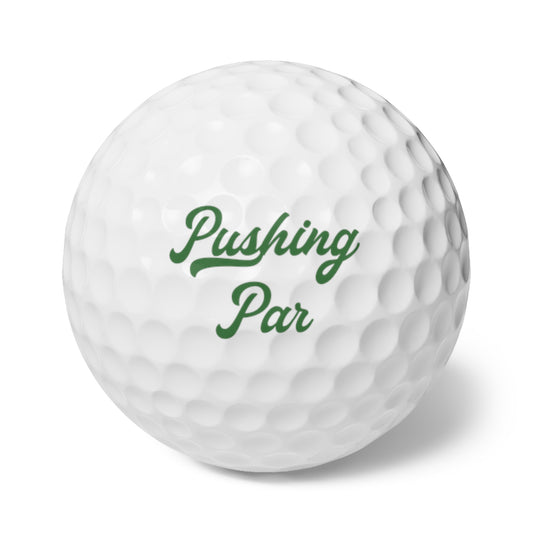 Pushing Par Golf Balls