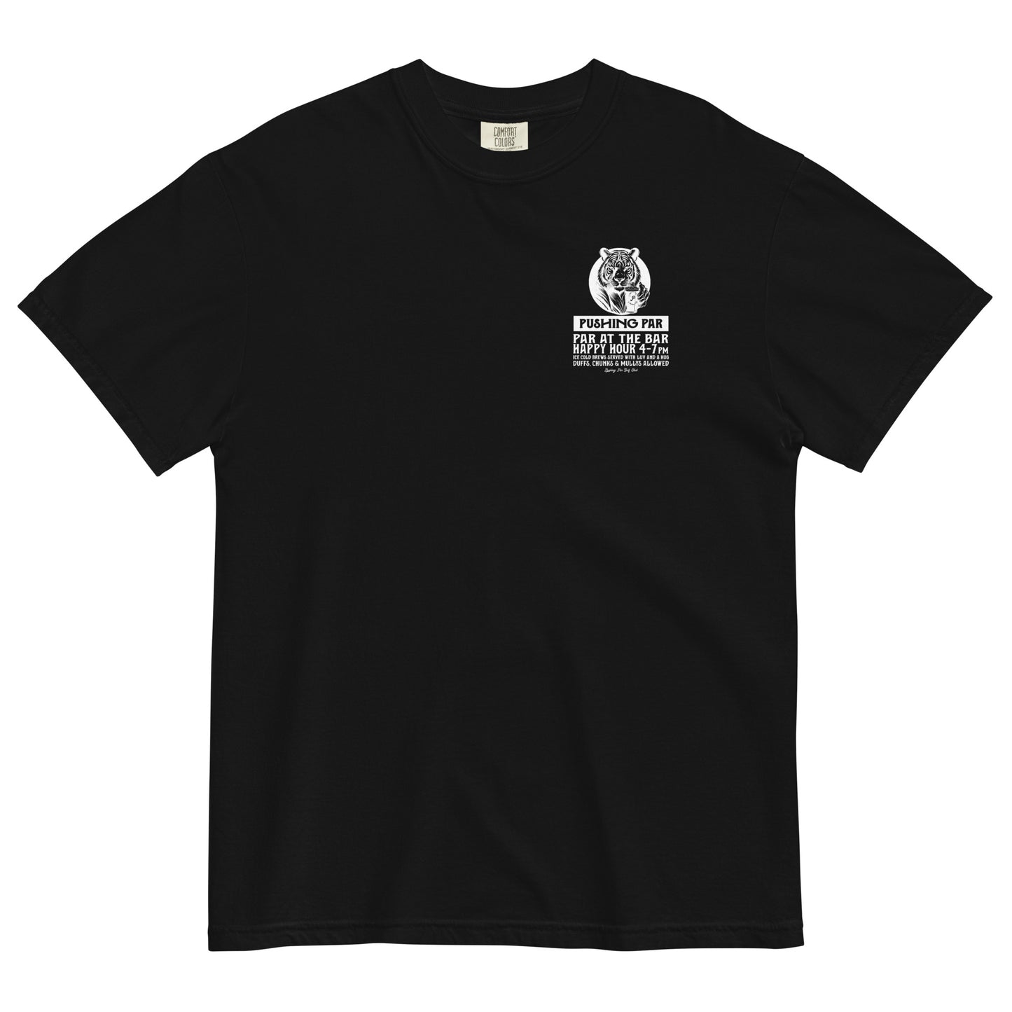 Par At The Bar Happy Hour Tee - Black