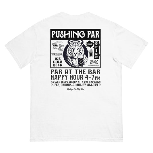 Par At The Bar Happy Hour Tee - White