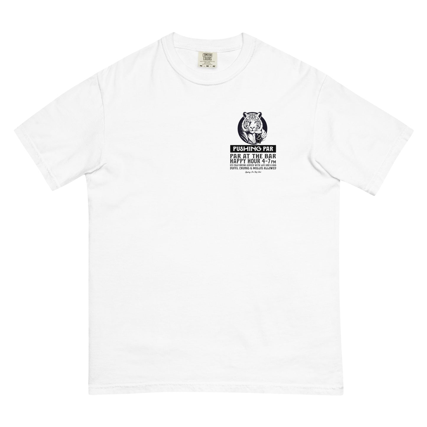 Par At The Bar Happy Hour Tee - White