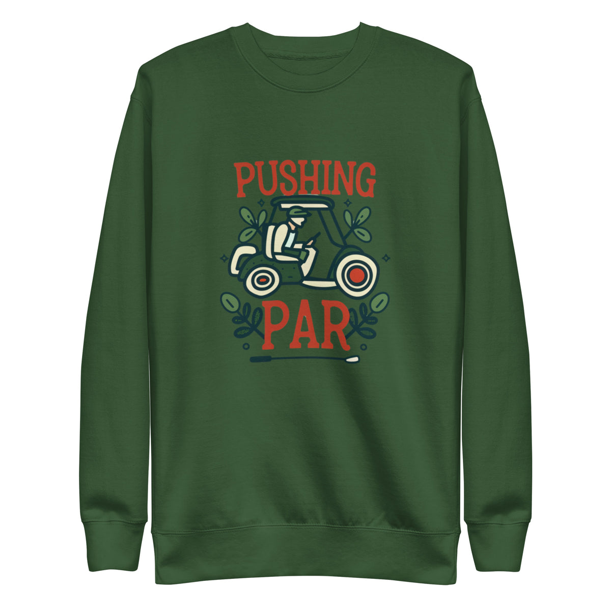 Christmas Cart Pushing Par Crewneck