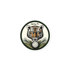 Tiger Pushing Par Sticker